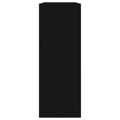 vidaXL Botník čierny 80x21x57 cm kompozitné drevo