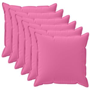 vidaXL Podložka 6 ks HOUTEN Ružov&aacute; 30 x 30 cm Polyester