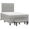 vidaXL Boxspring posteľ s matracom bledosiv&aacute; 120x190 cm l&aacute;tka