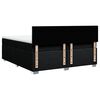 vidaXL Boxspring posteľ s matracom čierna 200x200 cm l&aacute;tka
