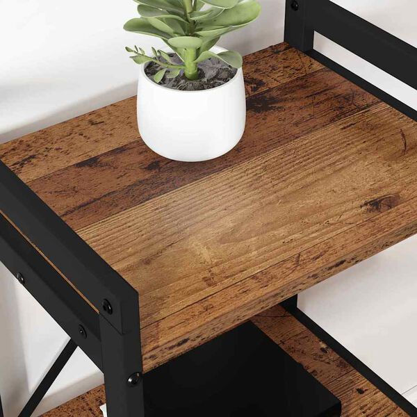 vidaXL Reg&aacute;l na knihy Star&eacute; drevo 60 x 30 x 85 cm Kompozitn&eacute; drevo