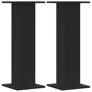 vidaXL Stojany na rastliny 2 ks čierne 30x30x80 cm kompozitn&eacute; drevo