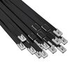 vidaXL Viazac&iacute; p&aacute;s na k&aacute;ble 25 ks 7,9 x 700 mm Čierna