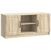 vidaXL TV skrinka Dub sonoma 102 x 34,5 x 47 cm Kompozitn&eacute; drevo