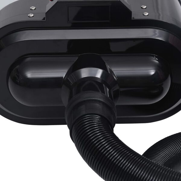 vidaXL Fén pre psov dvojitý motor čierny