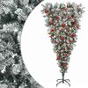 vidaXL Obraten&yacute; umel&yacute; vianočn&yacute; stromček s p&aacute;ntmi 150 cm 150 LED