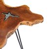 vidaXL Konferenčn&yacute; stol&iacute;k 70x45 cm t&iacute;kov&yacute; mas&iacute;v a polyresin