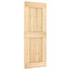 vidaXL Posuvn&eacute; dvere NARVIK Pr&iacute;rodn&aacute; a čierna 80 x 210 cm (213,5 cm)