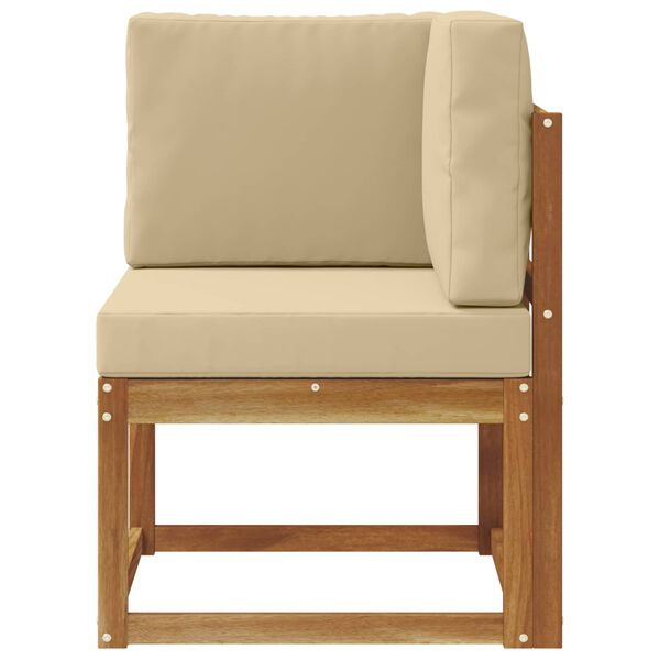 vidaXL Z&aacute;hradn&aacute; rohov&aacute; sedacia s&uacute;prava Pevn&eacute; ak&aacute;ciov&eacute; drevo