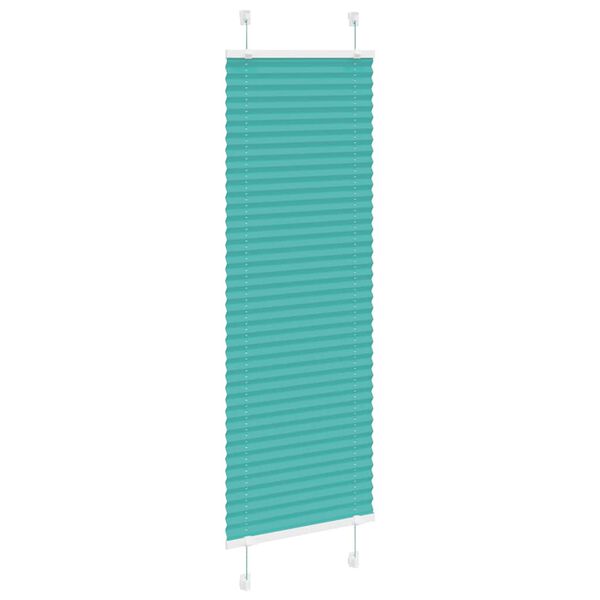 vidaXL plisovaná roleta benzínová zelená 40x100 cm šírka látky 39,4 cm