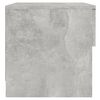 vidaXL Nočné stolíky 2 ks betónové sivé spracované drevo