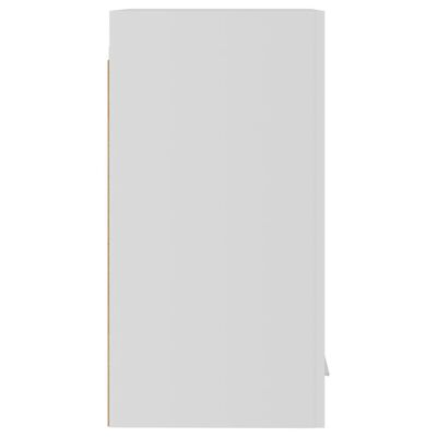 vidaXL Závesná skrinka, biela 29,5x31x60 cm, kompozitné drevo