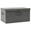 vidaXL &Uacute;ložn&yacute; box l&aacute;tkov&yacute; 50x30x25 cm antracitov&yacute;