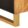 vidaXL TV skrinka hnedo-čierna 105x33,5x46 cm masívne mango
