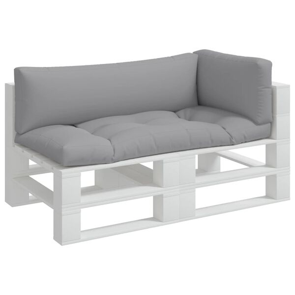 vidaXL Podložky na paletov&yacute; n&aacute;bytok 3 ks, siv&eacute;, l&aacute;tka