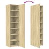vidaXL Vysok&aacute; skrinka, dub sonoma 45x42,5x185 cm, kompozitn&eacute; drevo