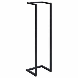 vidaXL Stojan na uter&aacute;ky čierny 25x20x95 cm železn&yacute;