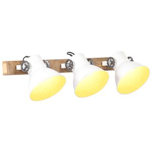 vidaXL Industri&aacute;lna n&aacute;stenn&aacute; lampa biela 65x25 cm E27