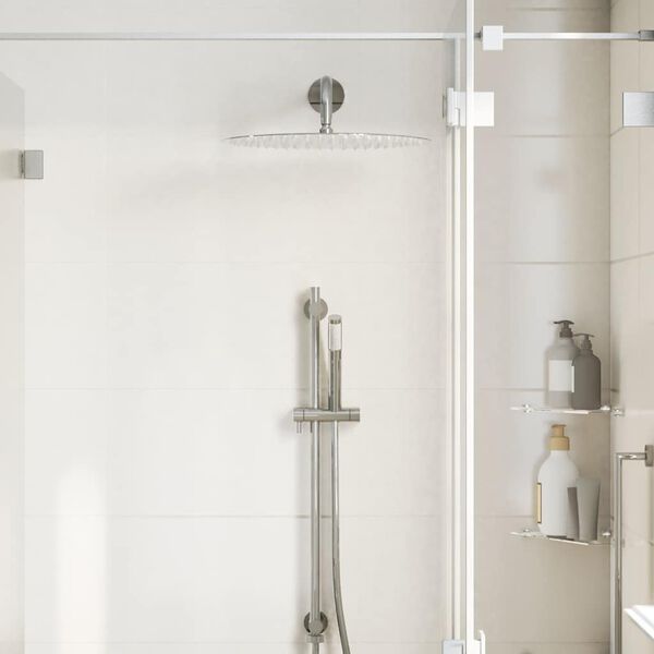 vidaXL sprchov&aacute; hlavica do dažďa Nehrdzavej&uacute;ca oceľ 304 40 cm Okr&uacute;hla