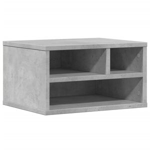 vidaXL Stojan na tlačiareň siv&yacute; 40x32x22,5 cm kompozitn&eacute; drevo