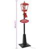 vidaXL Vianočn&aacute; pouličn&aacute; lampa so Santom 180 cm, LED