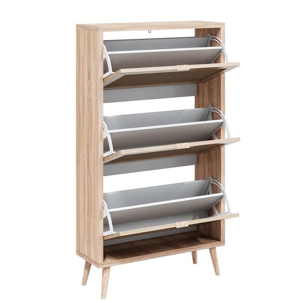 Finori Skrinka na top&aacute;nky Bali 49A, dub sonoma a trstinov&aacute; potlač