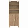 vidaXL Highboard Remeseln&yacute; dub 69,5 x 32,5 x 180 cm Kompozitn&eacute; drevo