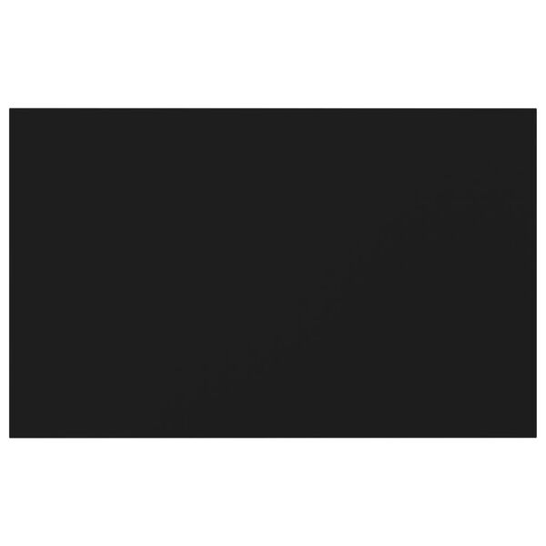 vidaXL Pr&iacute;davn&eacute; police 4 ks, čierne 80x50x1,5 cm, drevotrieska