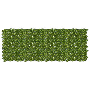 vidaXL Balk&oacute;nov&yacute; pl&ocirc;tik s listami Zelen&aacute; a žlt&aacute; 200 x 75 cm