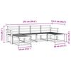 vidaXL Z&aacute;hradn&aacute; s&uacute;prava gaučov 6 pcs Pr&iacute;rodn&aacute; Kompozitn&eacute; drevo
