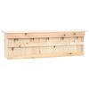 vidaXL B&uacute;dka pre vrabcov s 5 komorami 68x15x21 cm jedľov&eacute; drevo