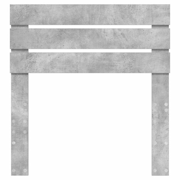 vidaXL Zadn&eacute; čelo Bet&oacute;nov&aacute; &scaron;ed&aacute; 90 cm Kompozitn&eacute; drevo