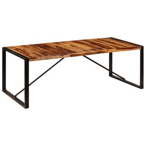 vidaXL Jed&aacute;lensk&yacute; st&ocirc;l zo ak&aacute;ciaov&eacute;ho dreva 220x100x75 cm