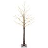 vidaXL Zasnežen&yacute; LED vianočn&yacute; stromček Hned&aacute; 22 x 22 x 150 cm Plast