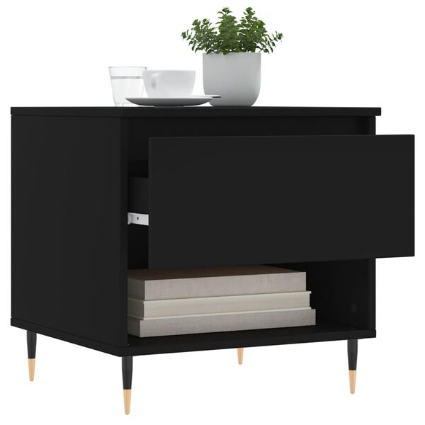 vidaXL Konferenčné stolíky 2 ks čierne 50x46x50 cm kompozitné drevo