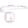 vidaXL Markíza Biela 4 × 3,5 m Kov