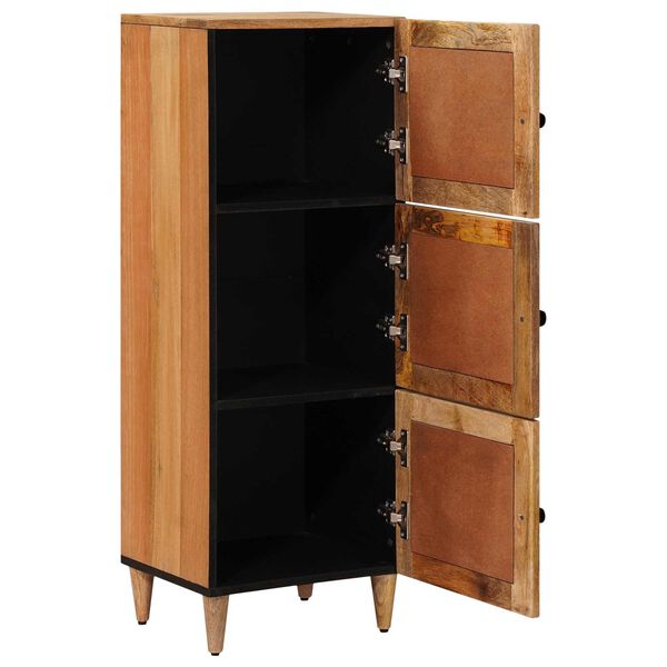 vidaXL Highboard Pr&iacute;rodn&aacute; 40 x 33 x 110 cm Mas&iacute;vne mango drevo