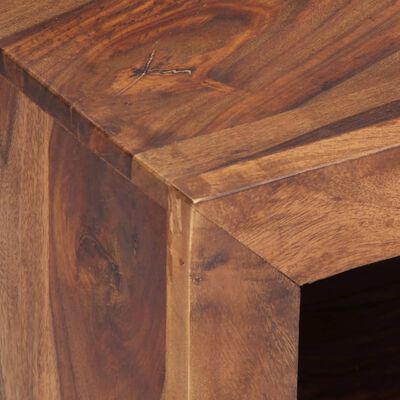 vidaXL TV stolík zo sheeshamového dreva 120x30x40 cm