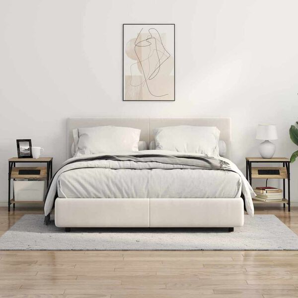 vidaXL Nočn&yacute; stol&iacute;k Sonoma dub 38 x 30 x 48 cm Kompozitn&eacute; drevo