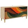 vidaXL TV skrinka BONN 102 x 33 x 50 cm Sonoma Kompozitn&eacute; drevo
