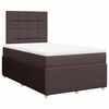 vidaXL Boxspring posteľ s matracom tmavohned&aacute; 120x190 cm l&aacute;tka