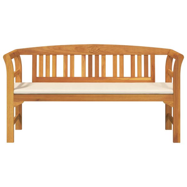 vidaXL Ružov&aacute; lavička Pr&iacute;rodn&aacute; 157 x 46 x 82,5 cm Pevn&eacute; ak&aacute;ciov&eacute; drevo