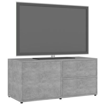 vidaXL TV skrinka, betónovo sivá 80x34x36 cm, drevotrieska