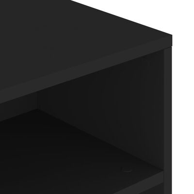vidaXL Konferenčný stolík čierny 90x55x42,5 cm kompozitné drevo