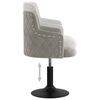 vidaXL Otočn&eacute; jed&aacute;lensk&eacute; stoličky 4 ks bledosiv&eacute; zamatov&eacute;
