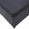 vidaXL S&uacute;pravy vonkaj&scaron;ieho n&aacute;bytku Čierna polyratan