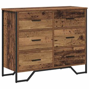 vidaXL Př&iacute;born&iacute;k so z&aacute;suvkou 2 pcs Star&eacute; drevo 91 x 35,5 x 74,5 cm