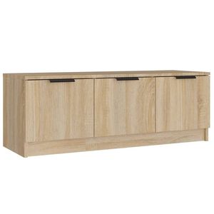 vidaXL TV skrinka, dub sonoma 102x35x36,5 cm, kompozitn&eacute; drevo