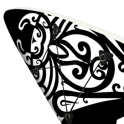 vidaXL Nafukovací Stand Up Paddleboard 305x76x15 cm čierny