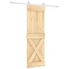 vidaXL Posuvn&eacute; dvere Pr&iacute;rodn&aacute; a biela 70 x 210 cm